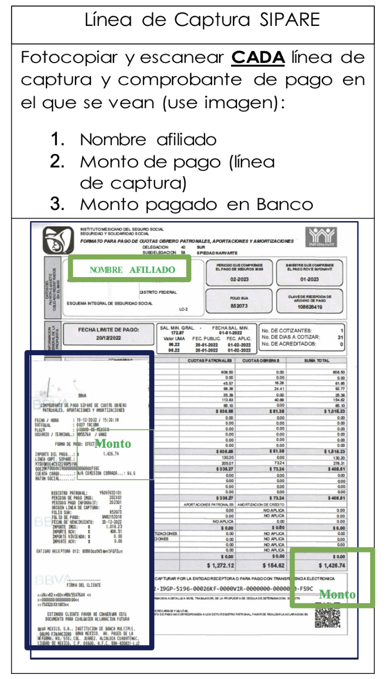 Comprobante de pago